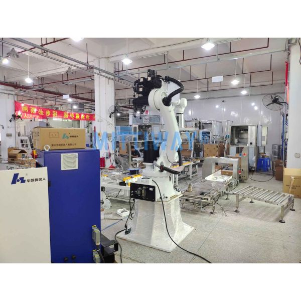Customized Automatic Robot Palletizer Machine High Capacity Electricity Powered