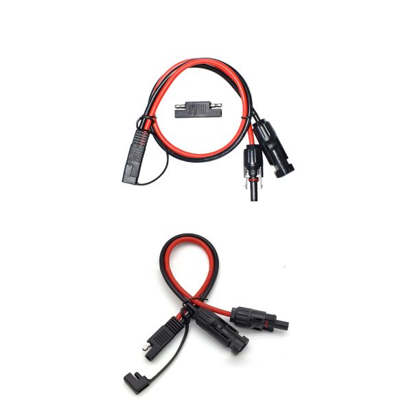 10AWG SAE to Solar Panel Adapter Extension Cable RV Solar Panel Connector Cable for RV Caravan Solar Panels Battery Charge
