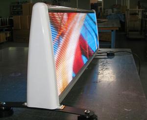 China High Resolution P5 LED Advertising Display , Taxi Top LED Screen wholesale