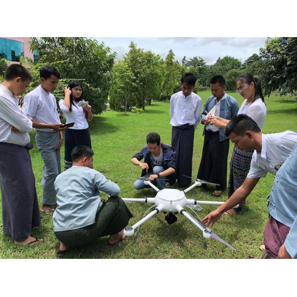 Hexacopter Drone special for inspection, surveillance