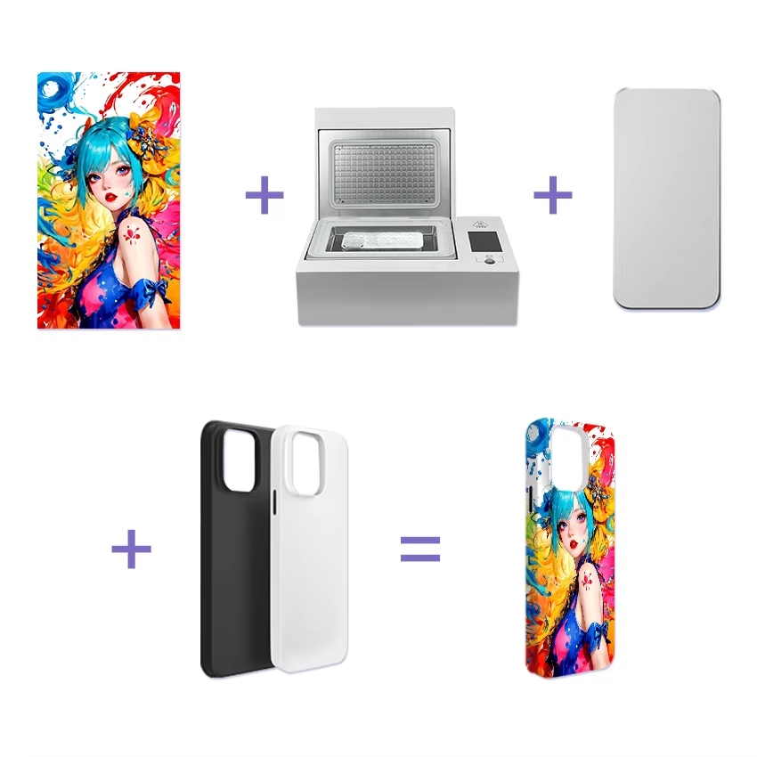 Factory Direct Sales 3D Sublimation Machine Phone Case Printer Used With Heat Transfer Machine