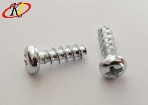 China White Zinc Cross Recessed Pan Head PT Thread Screws for Thermoplastic on sale
