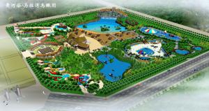 China Fiberglass Water Slide Tubes Amusement Park Games / Customized Water park wholesale