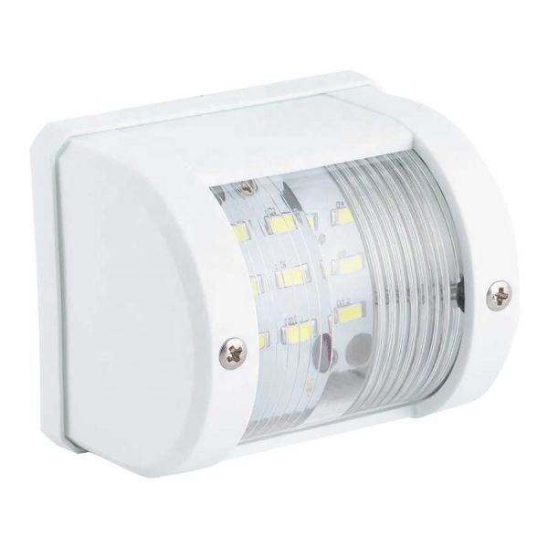 12V 135Degree All Round White Led Navigation Light White Shell