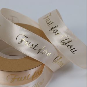 Printing Bouquet Flower Polyester Grosgrain Ribbon Cake Handmade DIY Satin