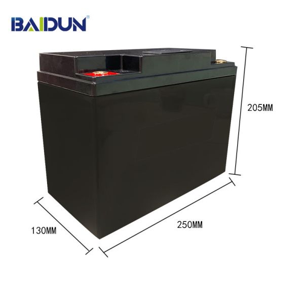 BAIDUN Solar Panel Lifepo4 12V Lithium Battery Pack DOD80%