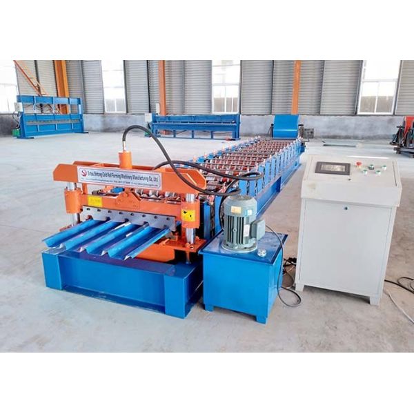 IBR 686 Roofing Cold Plate Panel Sheet Metal Roll Forming Machines For Africa Market