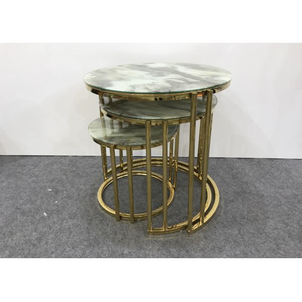 40cm Solid 3 Piece Coffee Table Sets