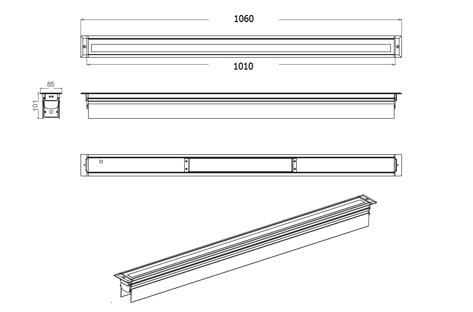 Customize Energy Saving inground led wall washer lights with RGB color changing
