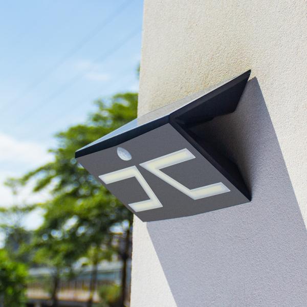 Garden Mountable 2W Motion Sensor Cob Solar Powered LED Wall Light