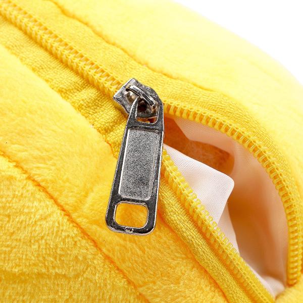 Machine Washable Emoji Plush Backpack With PP Cotton Filled