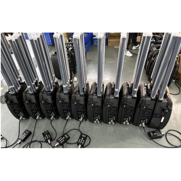 Backpack Mounted Rf Jamming Device 8 Antennas 50W Waterproof