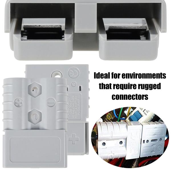 120A 600V ANDERSON PLUG Cable Battery Power Connector With Terminals Grey Red Black Yellow Blue Color