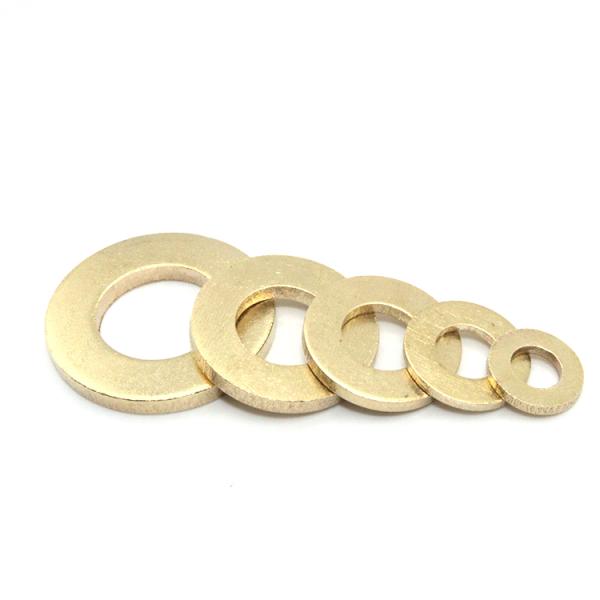 Good BIG Brass Flat Washers with 100% Inspection and DIN Standard Standards