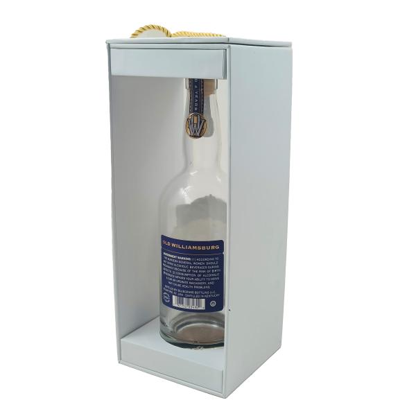 Premium Customized Beverage Wine Gift Box With Handle For Single Bottle Cardboard