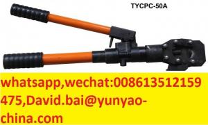 China Hand Operated Hydraulic Cable Cutter , Hydraulic Wire Cutter Max Cable Size 40mm on sale