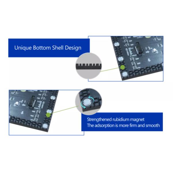 P4 Soft Hd Flexible Full Color Led Module Rental Pixel Density 62500 Dots / Sqm