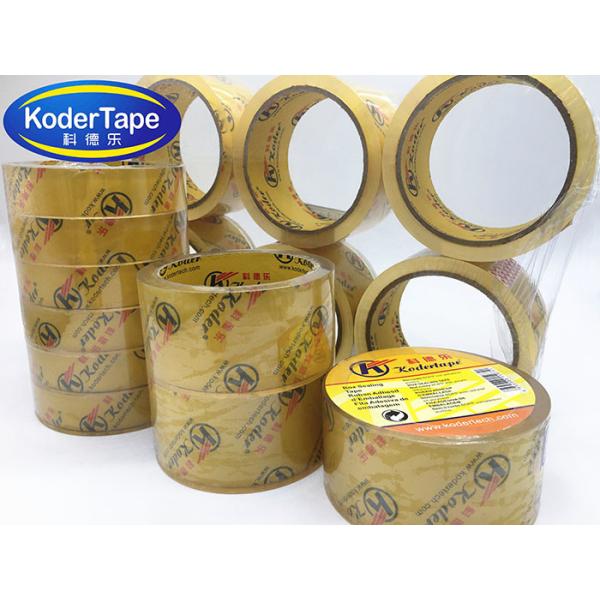 High Tack Crystal Clear Bopp Adhesive Tape With No Bubble , Adhesive Bopp Tape