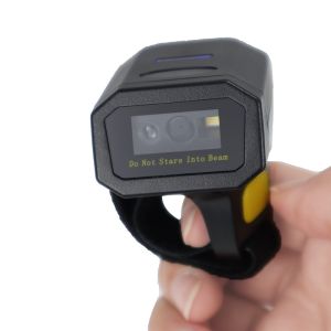 Wearable Finger Bluetooth Scanner 1D 2D Wireless Ring Scanner