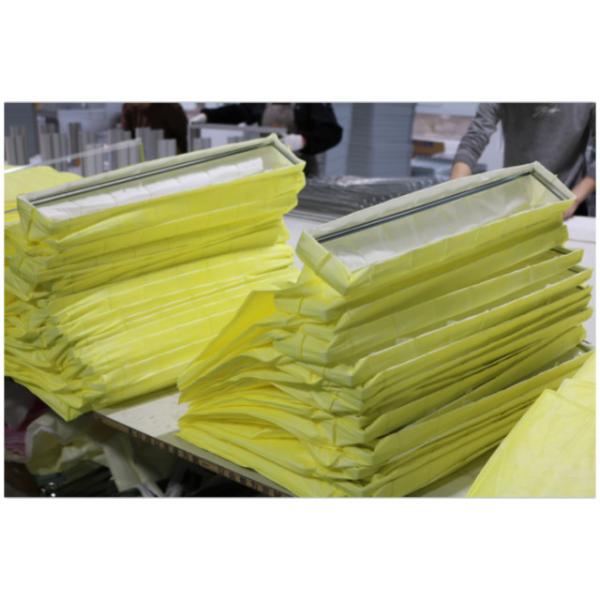 Non Woven Pocket Fine Air Filter For Electronics Factory Or Cleaning Room
