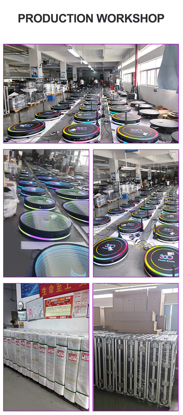 Rotating Platform 360 Wedding Photo Booth Auto Slow Motion Spinner 360 Booth