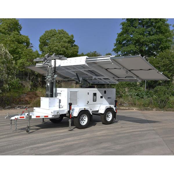 360° Electric Rotation 6 × 470W,Mono,Hydraulic Lifting 4 × 200W LED Lamp ,IP67,120000Lms Solar Light Tower