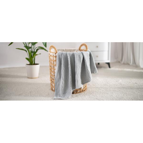 Multiple Colors Cotton Gauze Blanket 90*90 cm Breathable Multifunctional Blanket