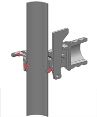Ring Lock Access Mobile Aluminium Tower Scaffold 2-40m Height With Fewer Components