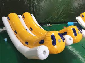 China Commercial 4 Persons Inflatable Water Toys / Inflatable Banana Boat Towable Tube For Skiing On Water on sale