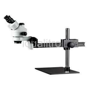 Stereo Optical Microscope Zoom Ratio , Trinocular Stereo Microscope With Camera