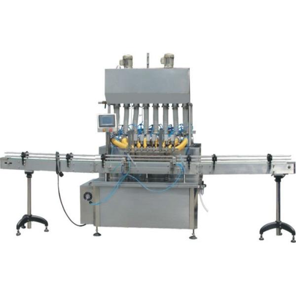 Lubricant Butter Linear Automatic Bottle Capping Machine PLC Liquid Soap Filling