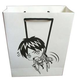 Beautiful Custom Printed Retail Bags , Small White Paper Bags With Handles