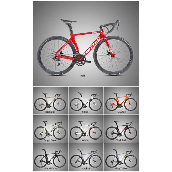 Carbon Fiber Frame Basikal 22 Speed Racing Bicycle 700c for Men Shimano Groupset Carbon