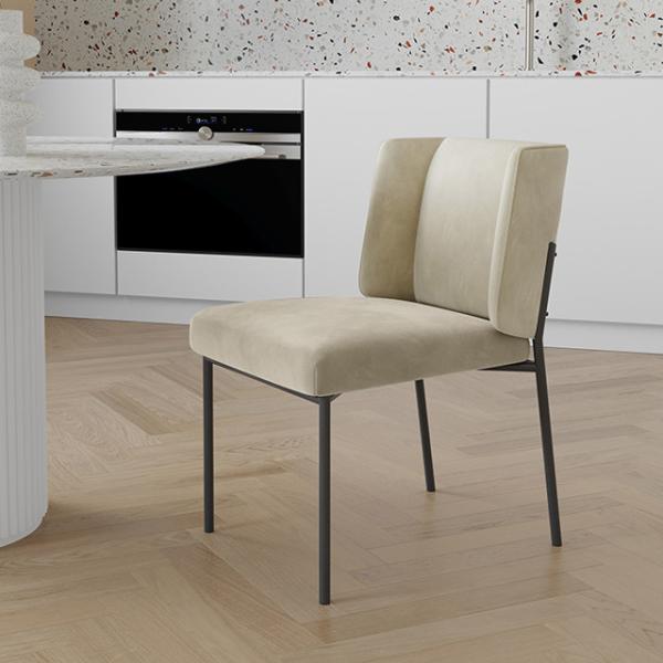 Bright Smooth Ultra Modern Dining Chairs Minimalist Style ODM