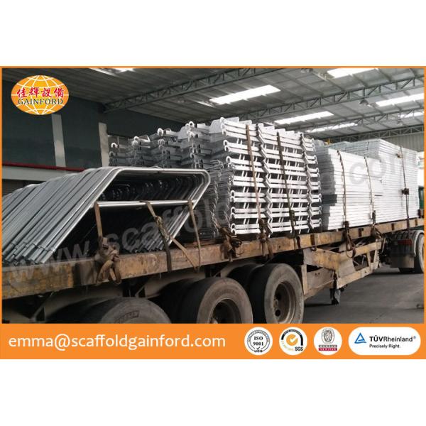 0.5M height Q235 galvanized ring lock handrail for star case and ladders for South east market projects