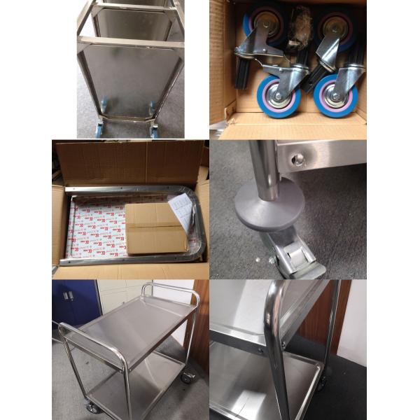 Restaurant Mobile Bakery Rack Trolley With SS Hot Pot Cart Or Dining Cart