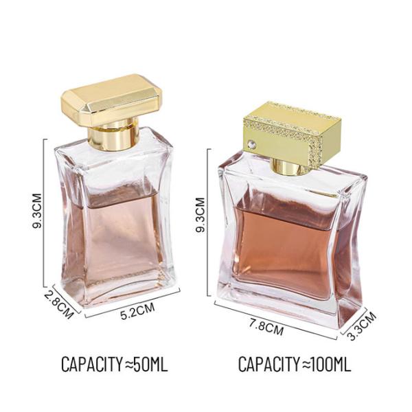 Luxury Custom Glass Perfume Bottles | Irregular Shape | 3D Molding | Hot Stamping | Premium Packaging