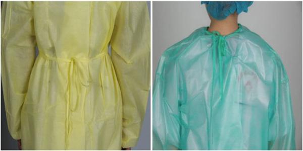 Streile Disposable Protective Gowns / Reinforced Surgical Robe Anti - Bacteria