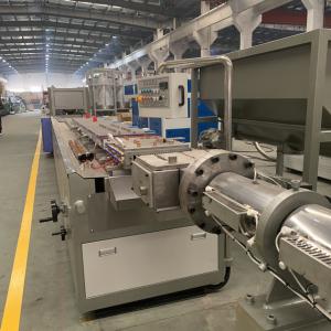 China 300mm  Wood Plastic Composite WPC Profile Extrusion Line With twin screw wholesale