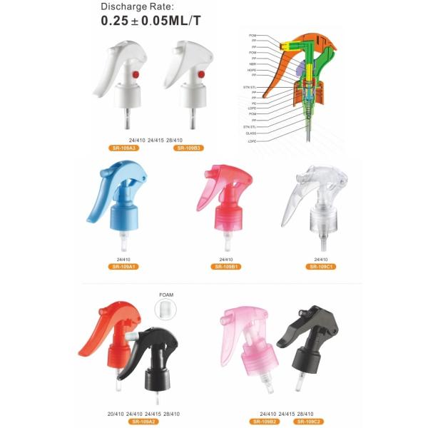 pump up foam sprayer,foam atomiser trigger sprayer with optional closures manufacturer