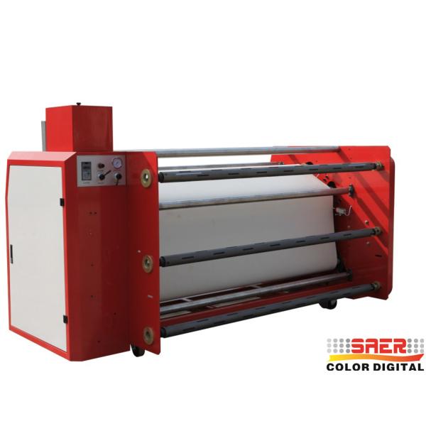 China Heat Transfer Textile Calender Machine Sublimation Printing Machine 600mm Drum Diameter wholesale