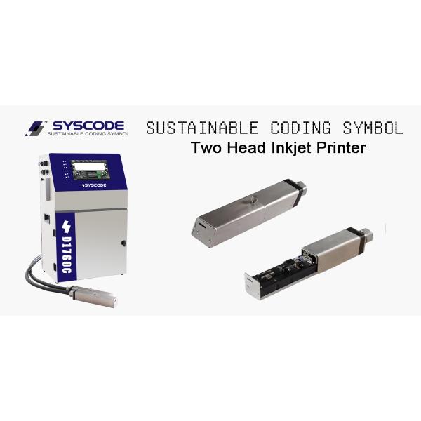 Dual Nozzle Industrial Continuous Inkjet Printer 220V AC Small Character Inkjet Printer