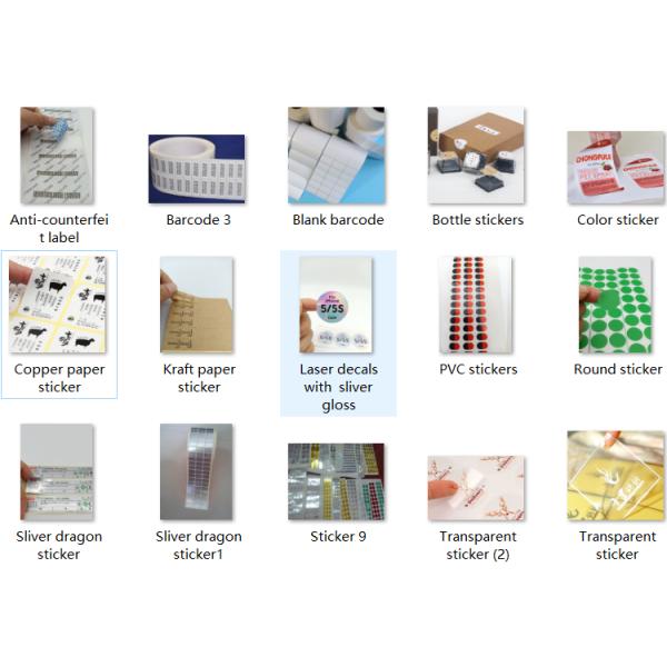 Oil Proof Matte Silver PVC Sticker Labels Custom Printed Strong Adhesive Labels