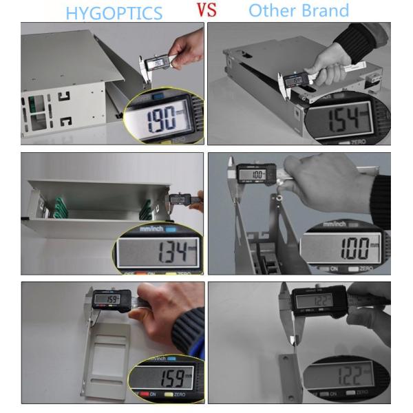 24 Port 2U Height Fiber Optic Patch Panel For Communication