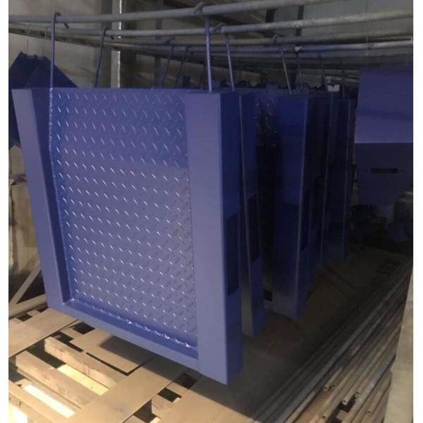 Low-Profile Industrial Floor Weighing Scale With Ramp Access Load Cells