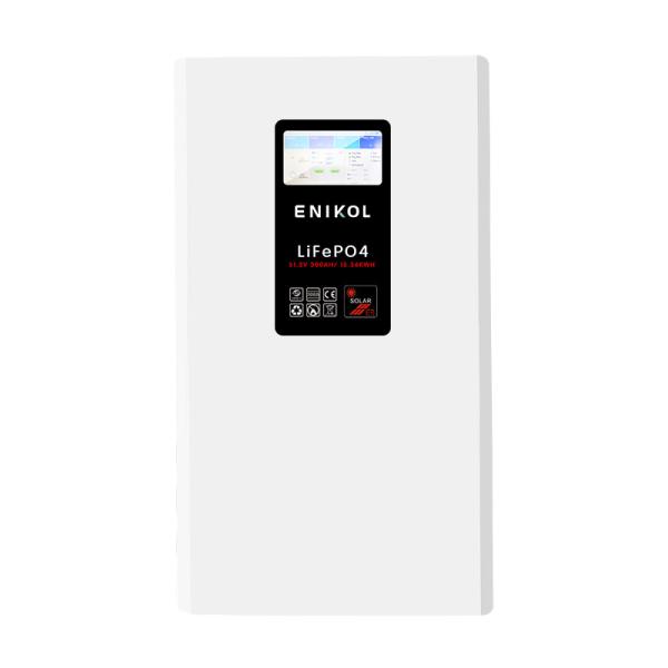 7-inch Touch Screen Lithium Battery 15.36kWh 51.2V 300ah Home Energy Storage Battery With BMS