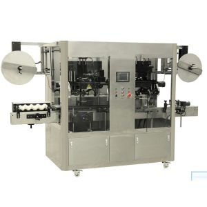 China Double Head High Speed Sleeve Labeling Machine 304 Stainless Steel wholesale