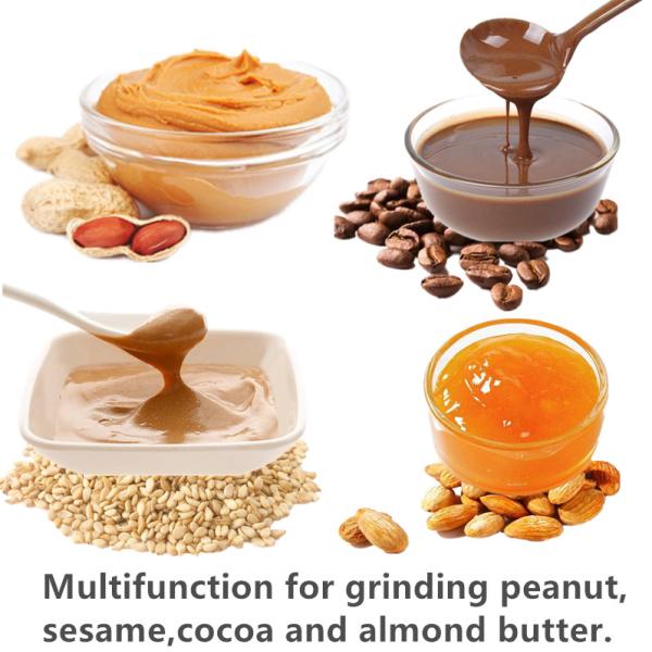 5.5A Tahini Small Scale Peanut Butter Making Machine CE Home 1.1Kw