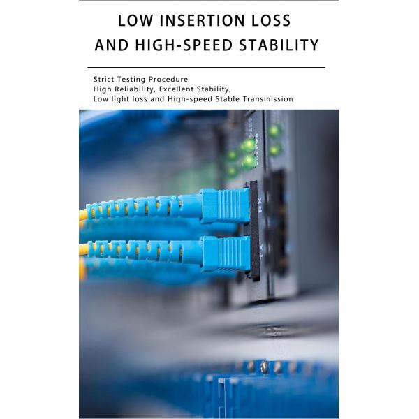 HXCOWO SM G652D 2.0mm PVC Simplex Fiber Patch Cord in Custom Length with SC/APC Connector