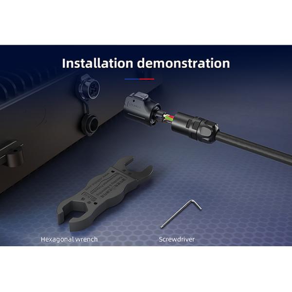 Cnlinko LP 20 2 Pin Plastic Aviation Connectors Wiring Screw Circular Waterproof 2 Pin Male Female Connector Led Connector